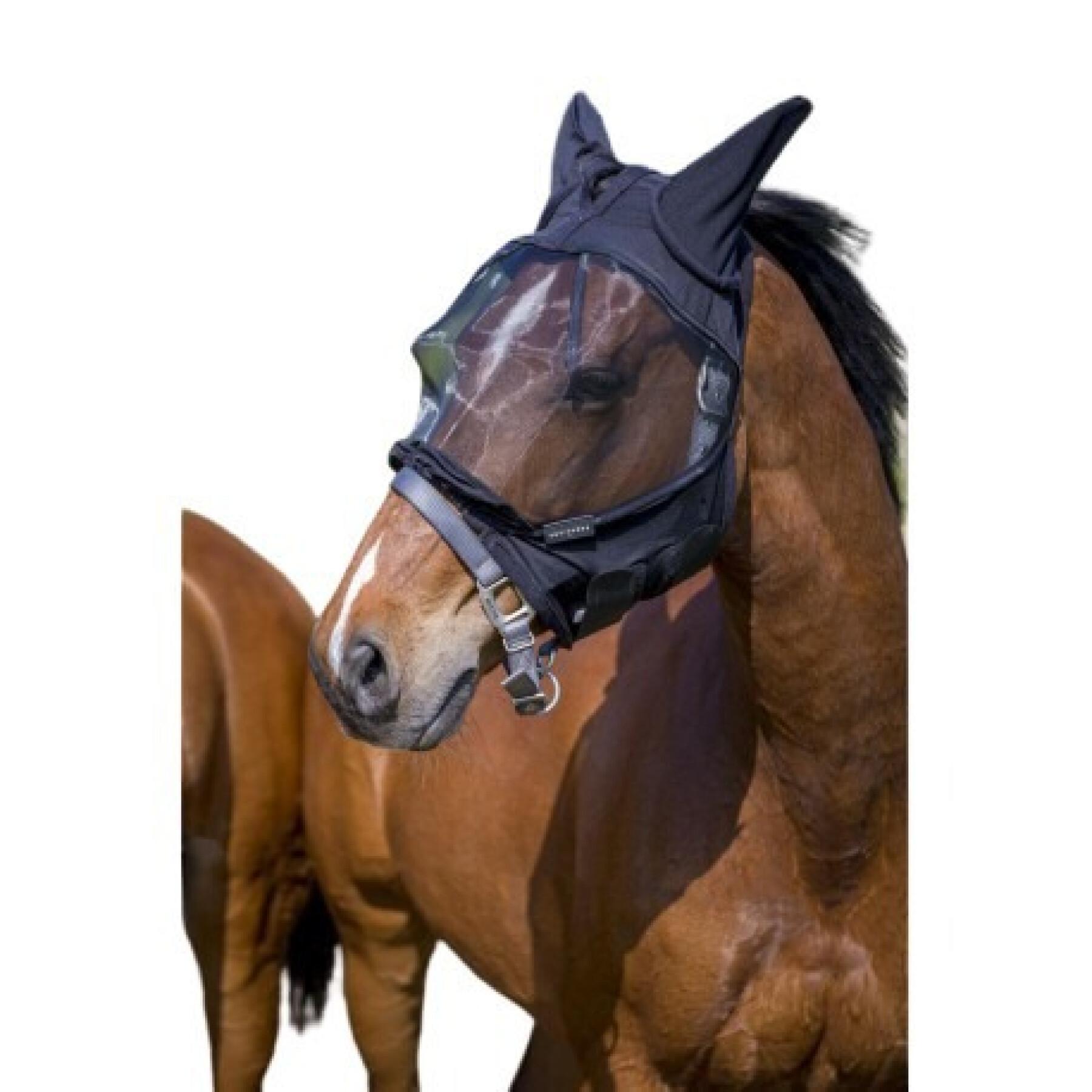 Masque anti-mouches pour cheval Equithème Doux