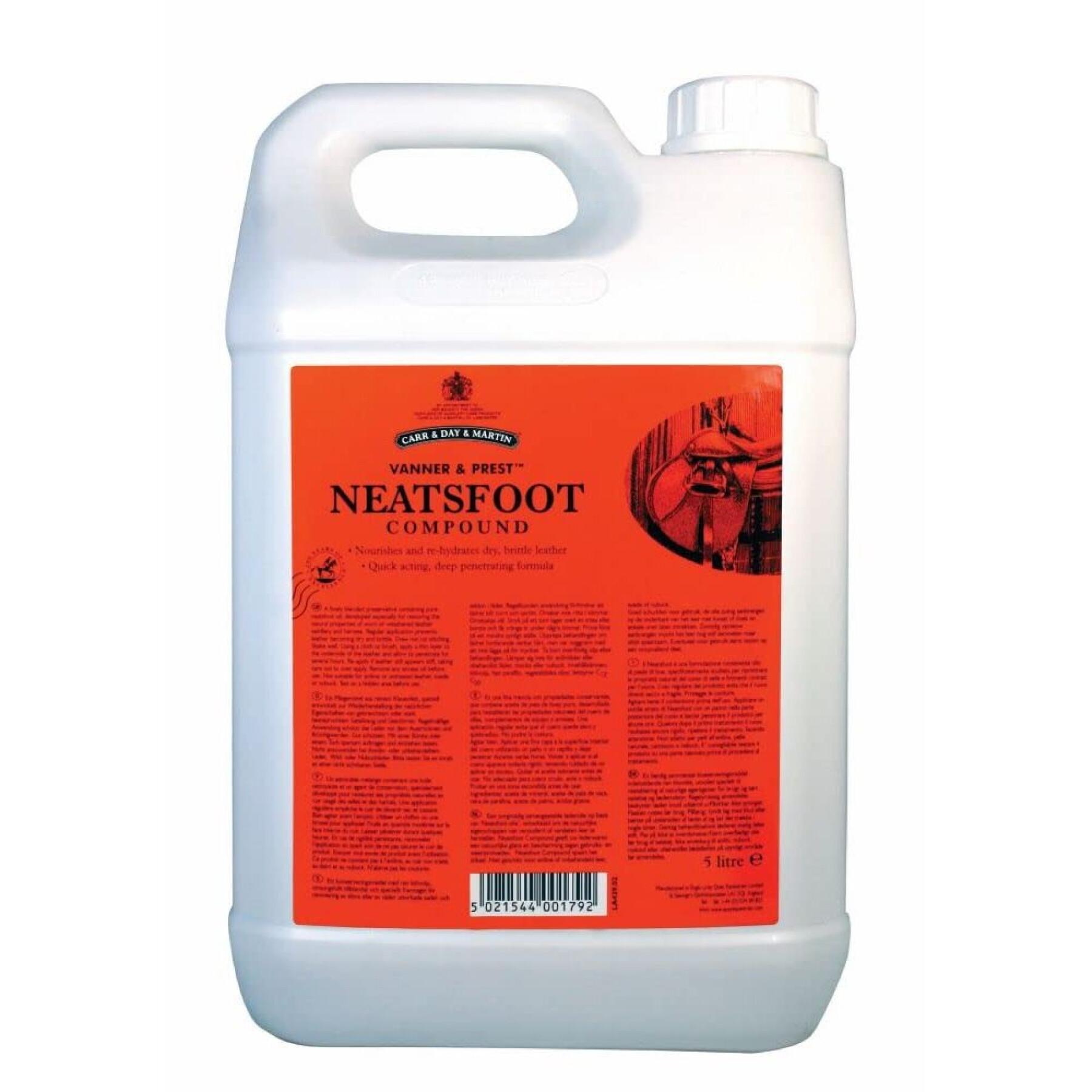 Huile pour cuir Carr&Day&Martin Vanner & prest neatsfoot compound 5l