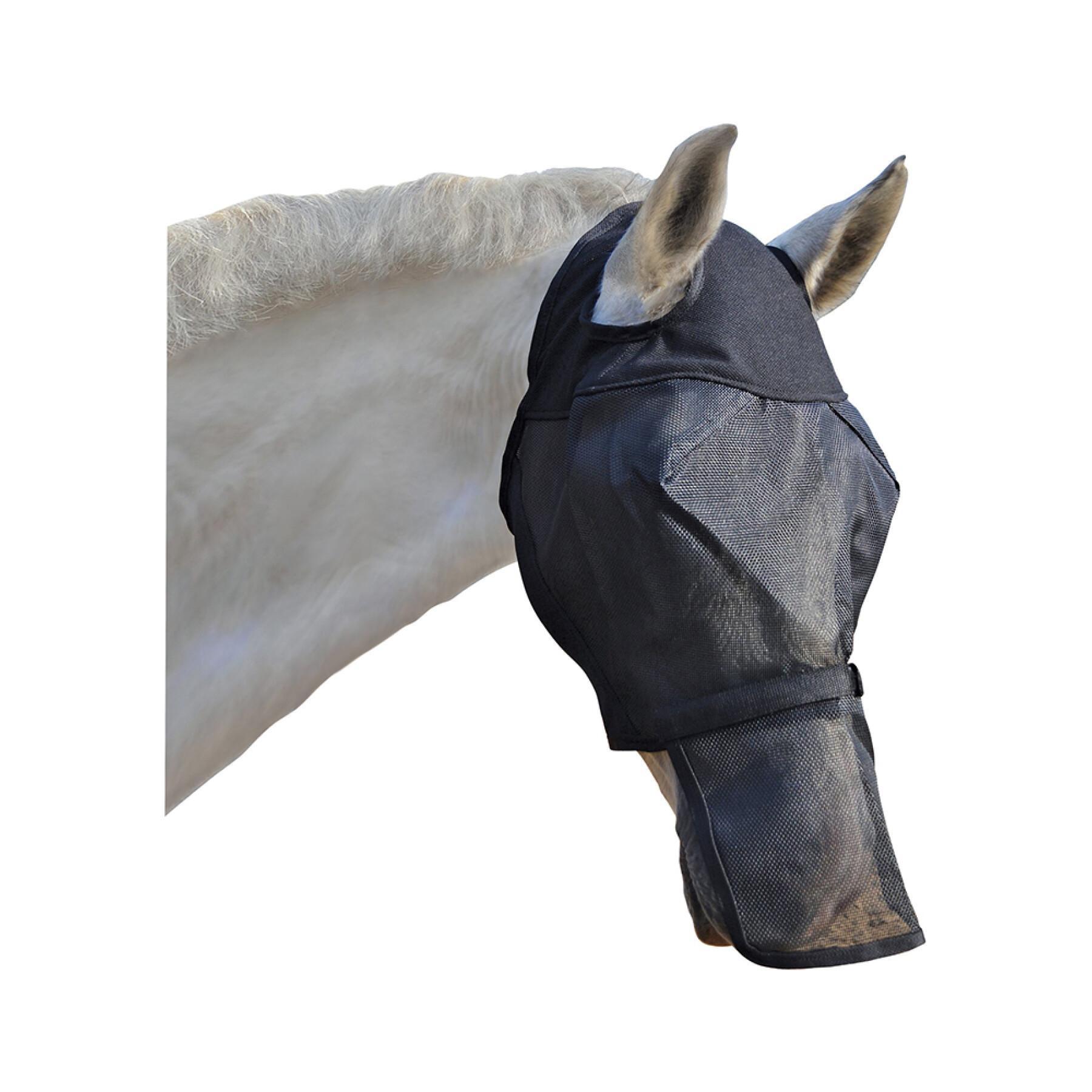 Masque anti-mouches pour cheval sans oreilles et protège-nez Absorbine Ultrashield
