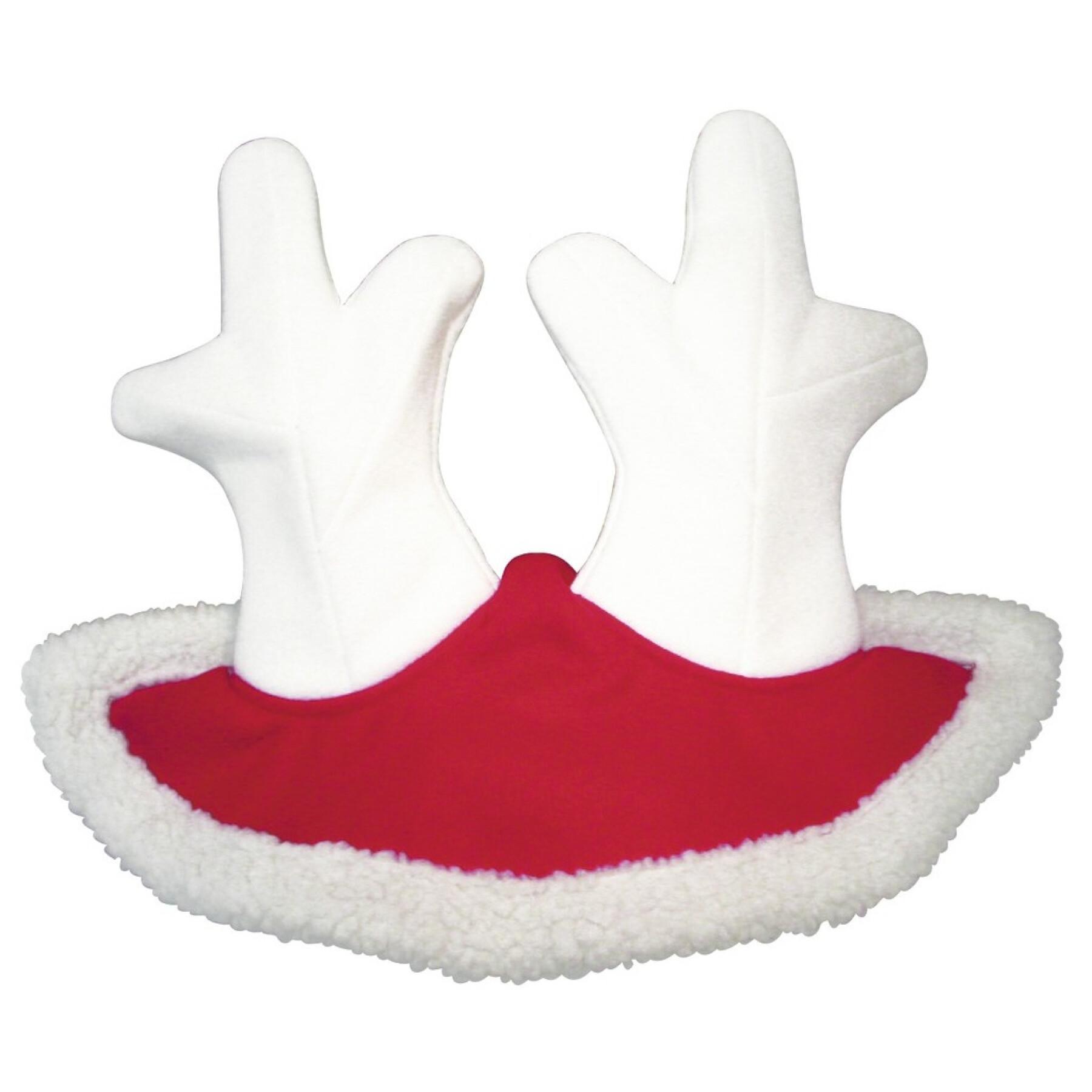 Bonnet oreilles en forme de bois de renne Equithème Noël - Bonnets chevaux  - Textile pour cheval - Cheval au travail