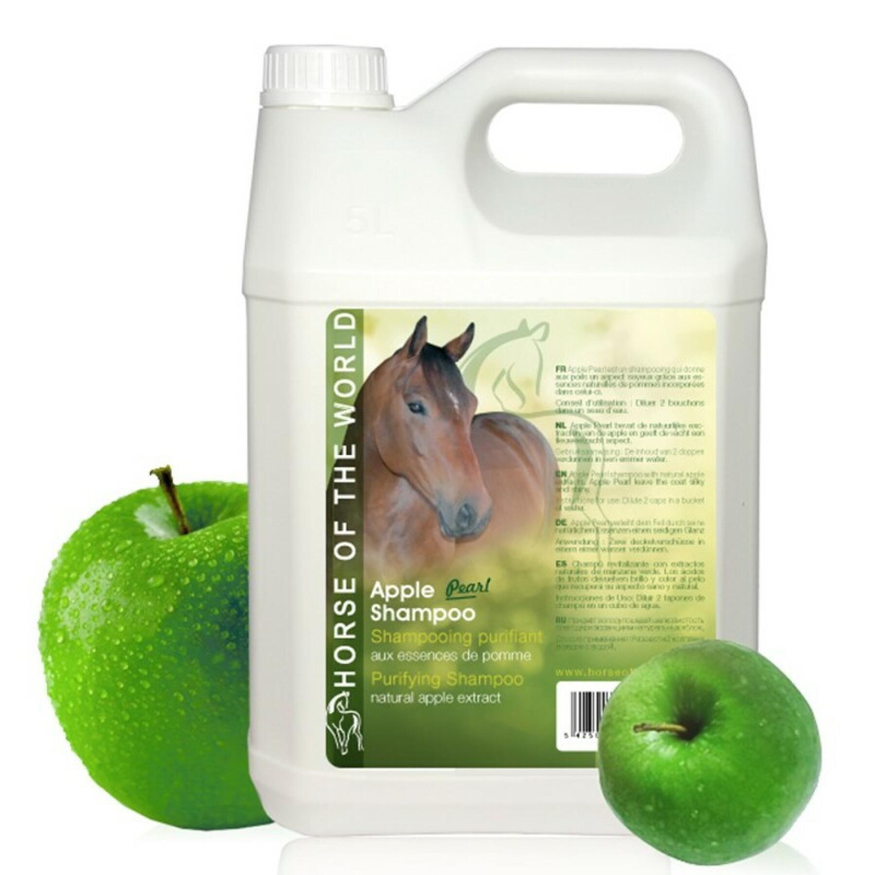 Shampoing pomme pour cheval Horse Of The World 20 l
