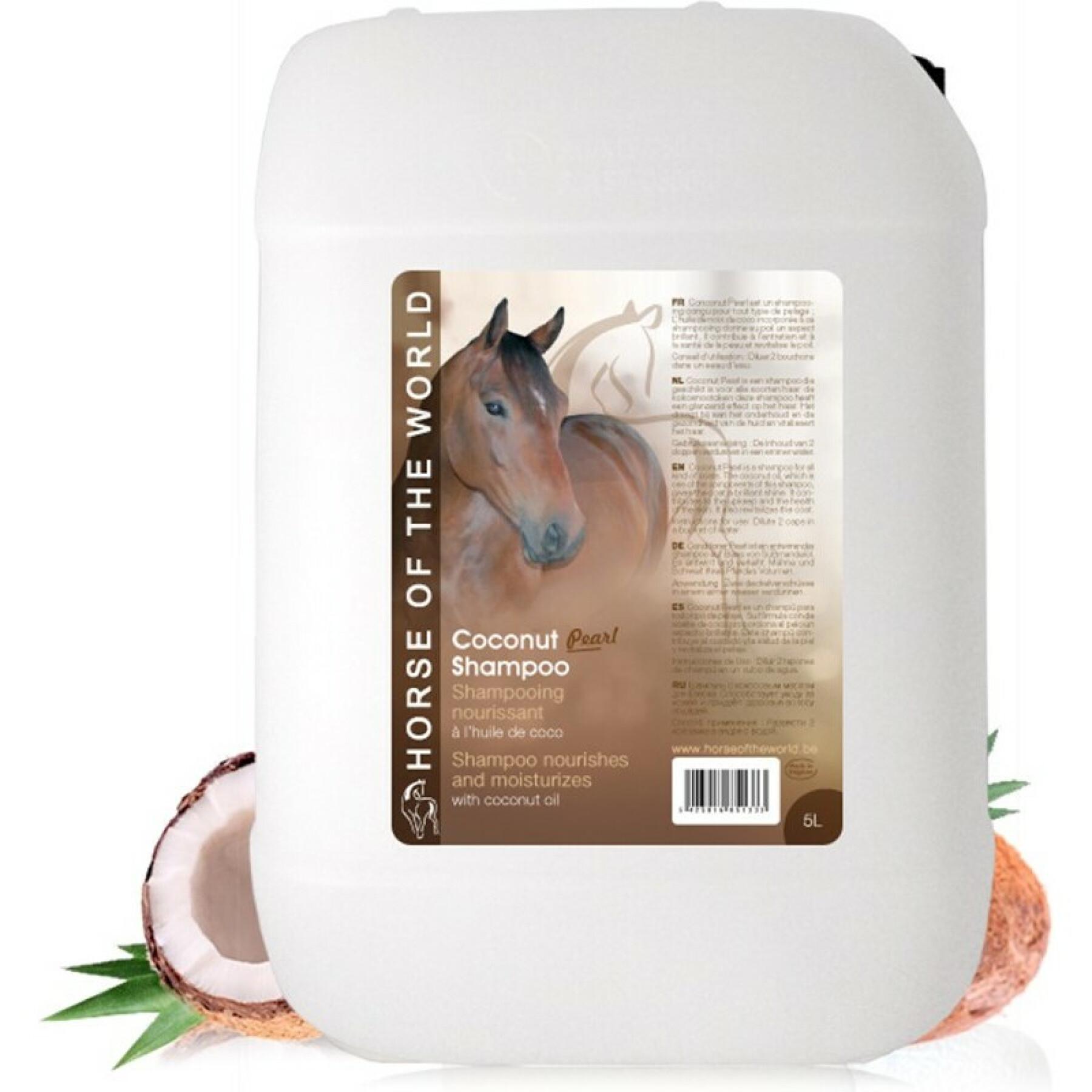 Shampoing coconut pour cheval Horse Of The World 20 l