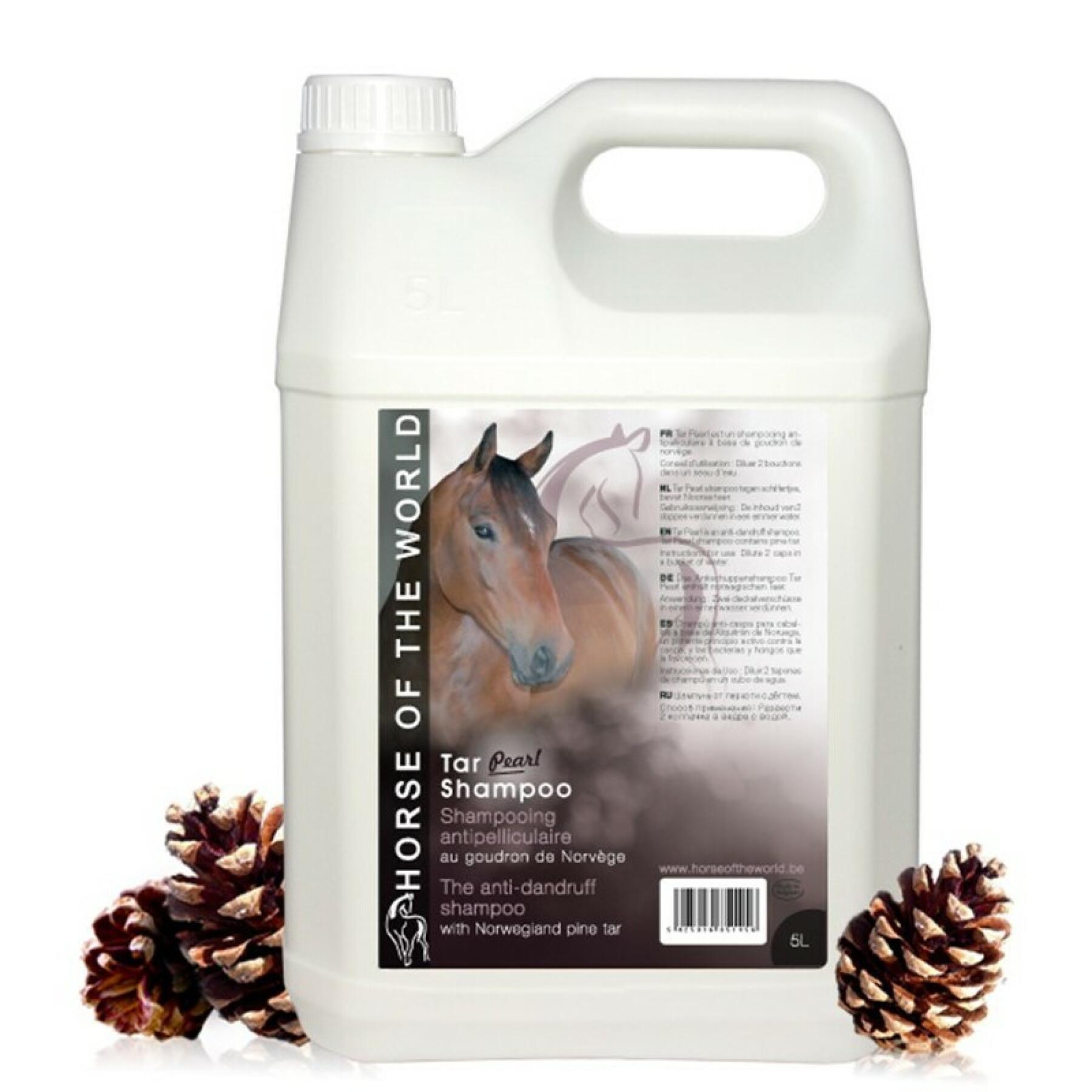 Shampoing goudron pour cheval Horse Of The World 5 l