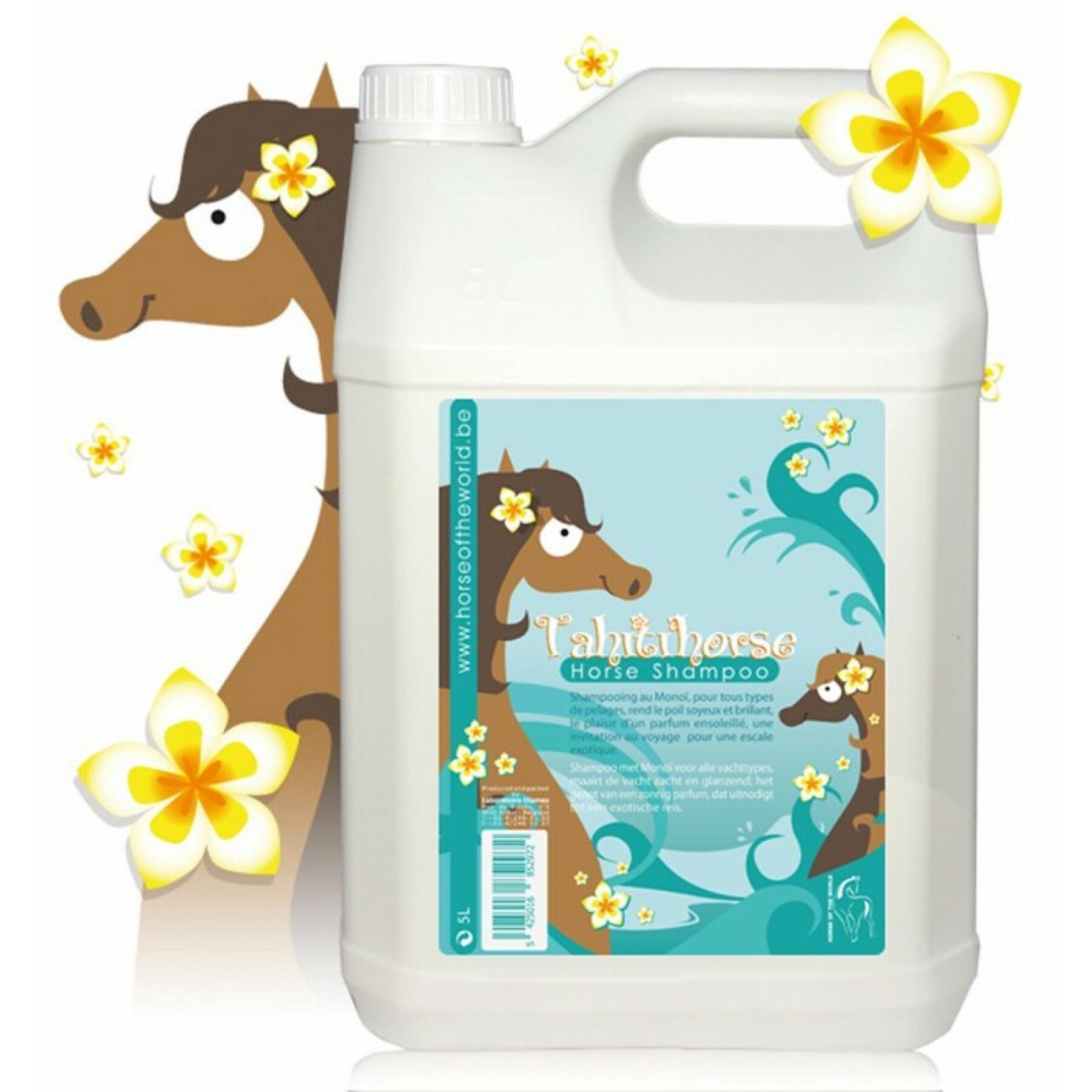 Shampoing tahiti pour cheval Horse Of The World 5 l