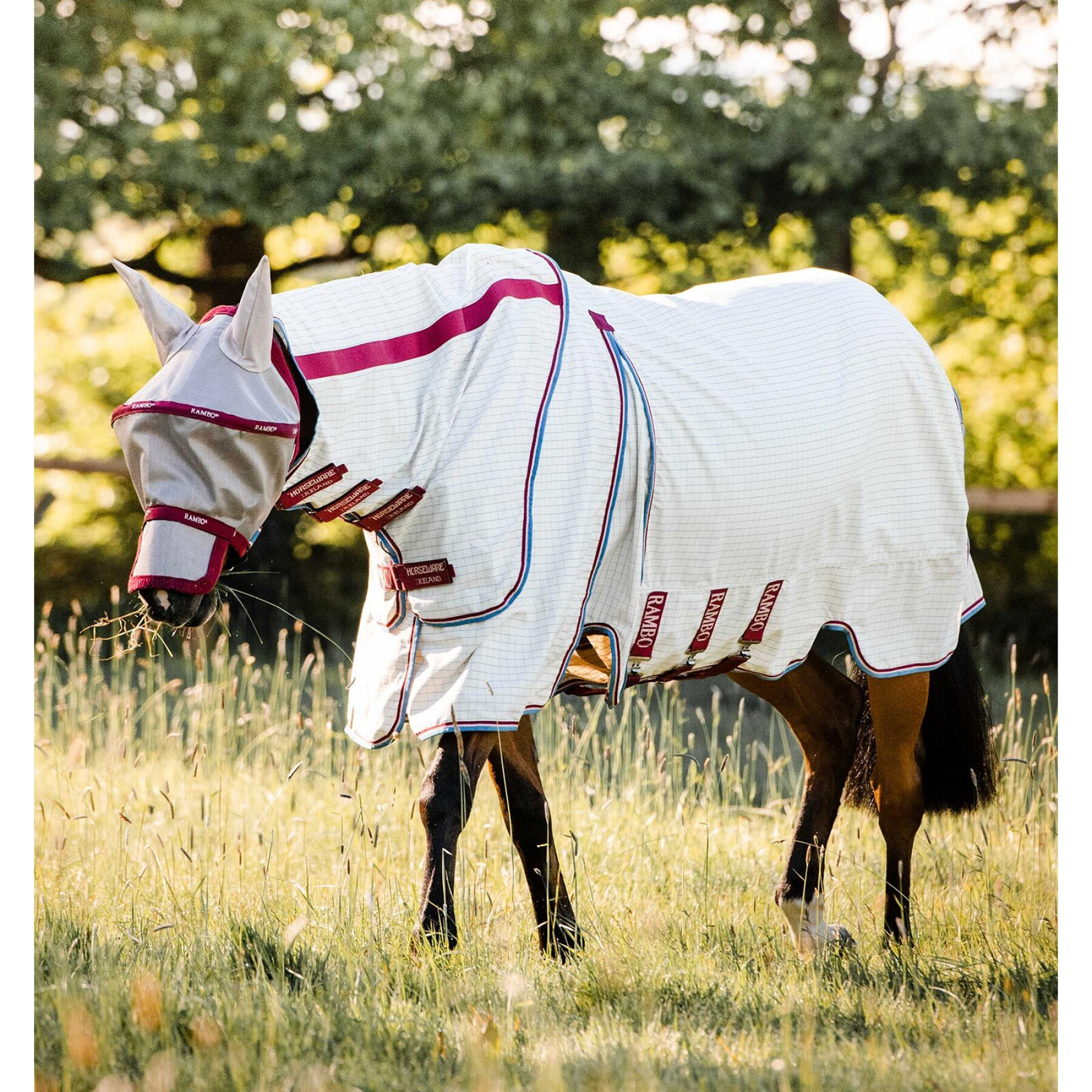 Couverture anti UV pour cheval Horseware Rambo Optimo Supreme