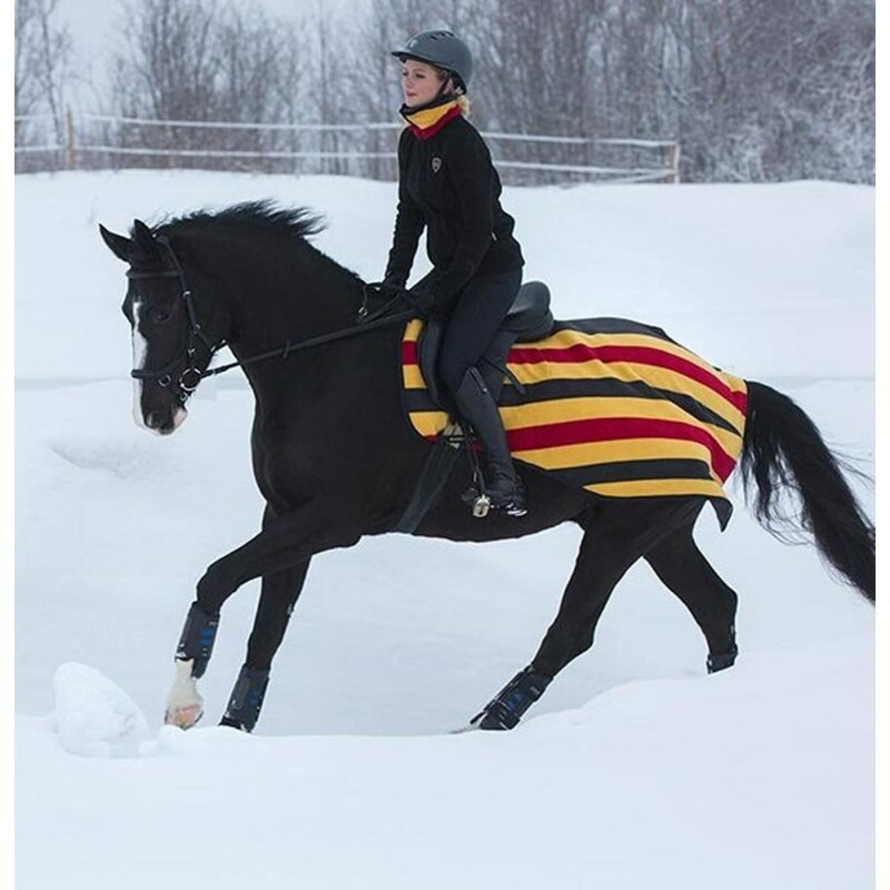 Couvre-reins doublé polaire pour cheval de competition Horseware Rambo Sheet