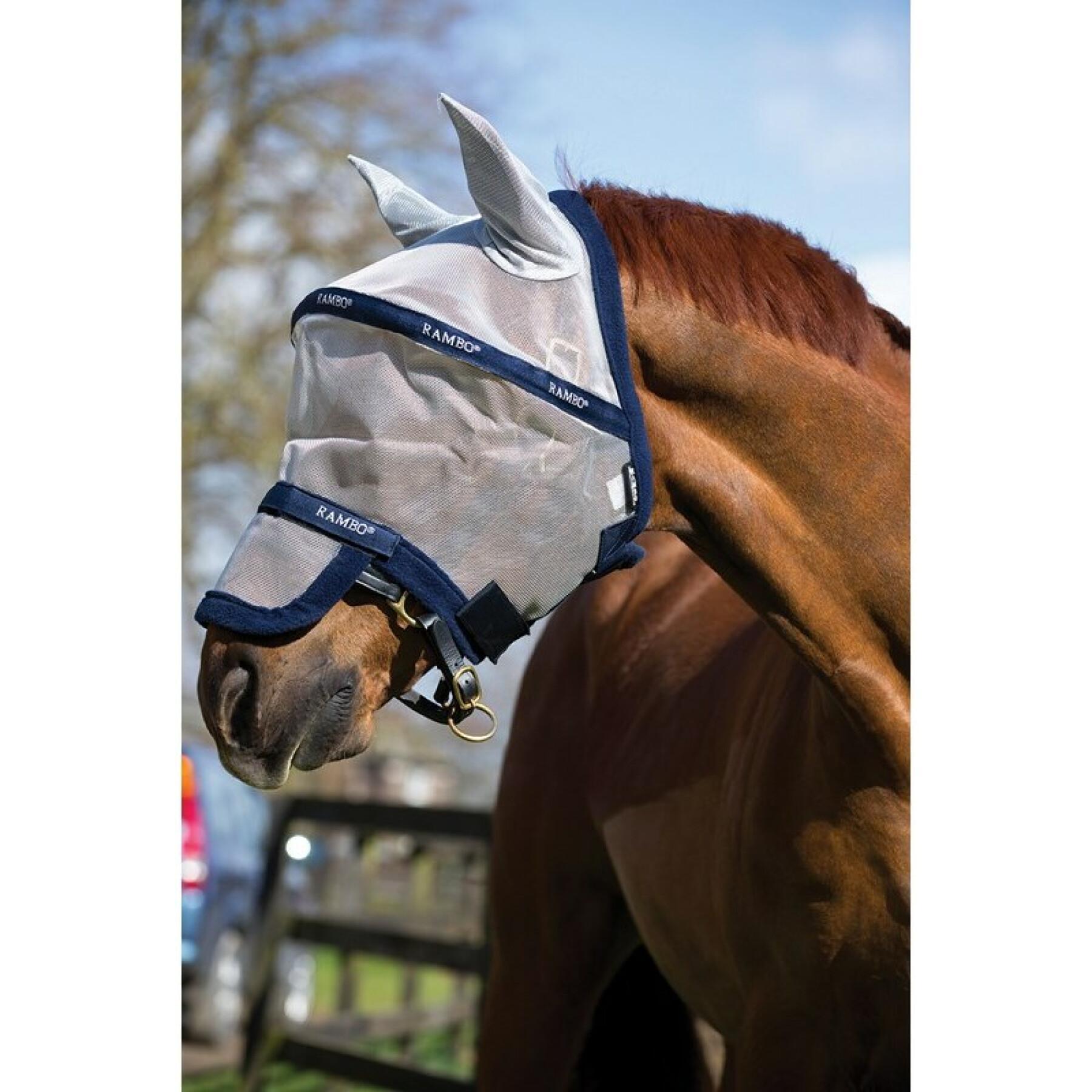 Masque anti-mouches pour cheval Horseware Rambo Plus