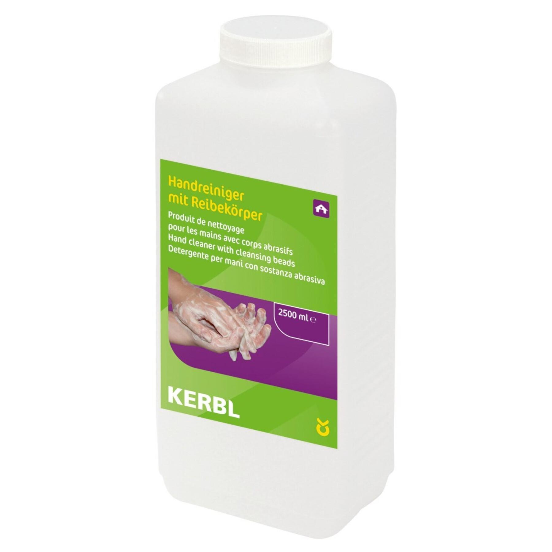 Savon de nettoyage pour les mains avec particules abrasives Kerbl