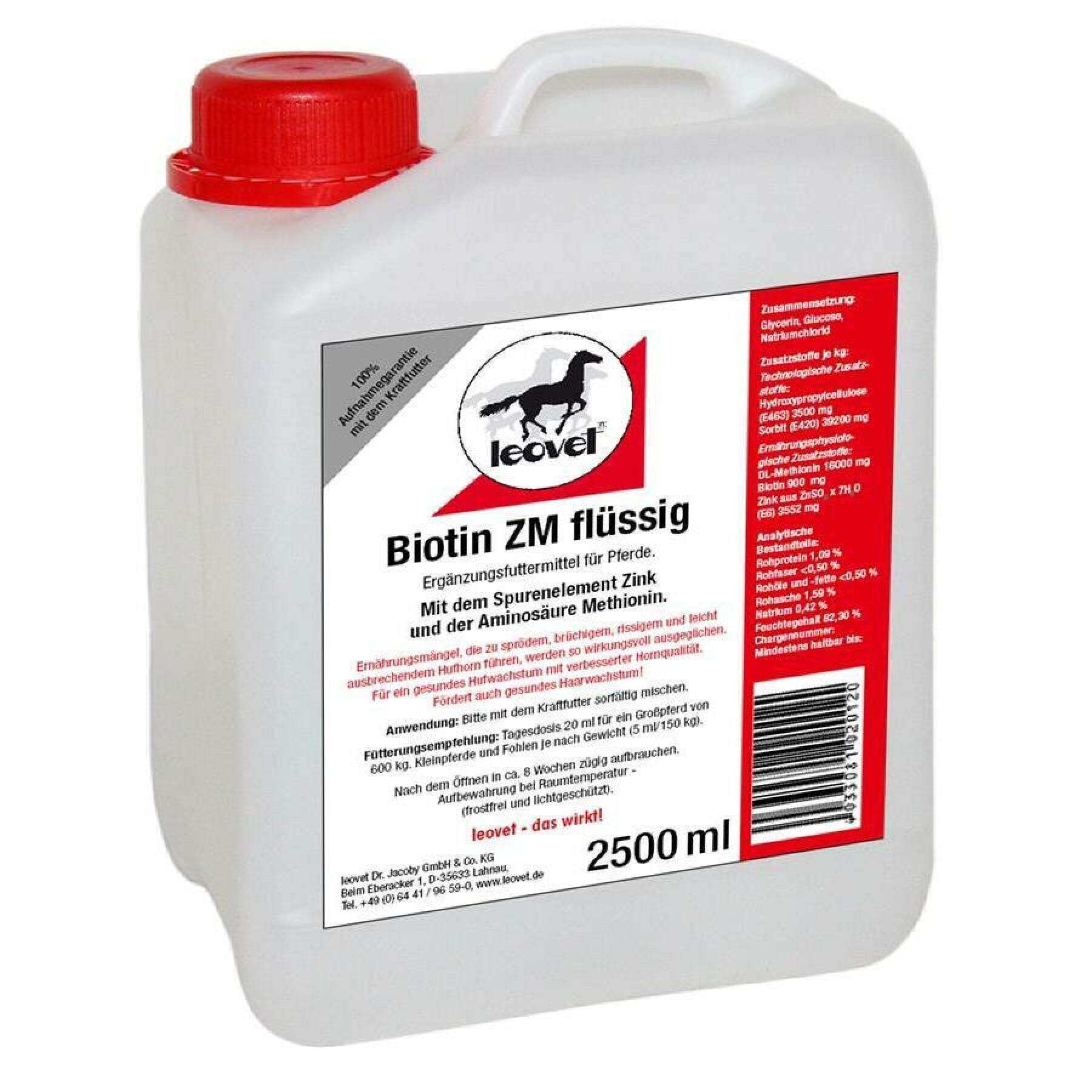 Biotine pour cheval liquid Leovet ZM 2500 ml