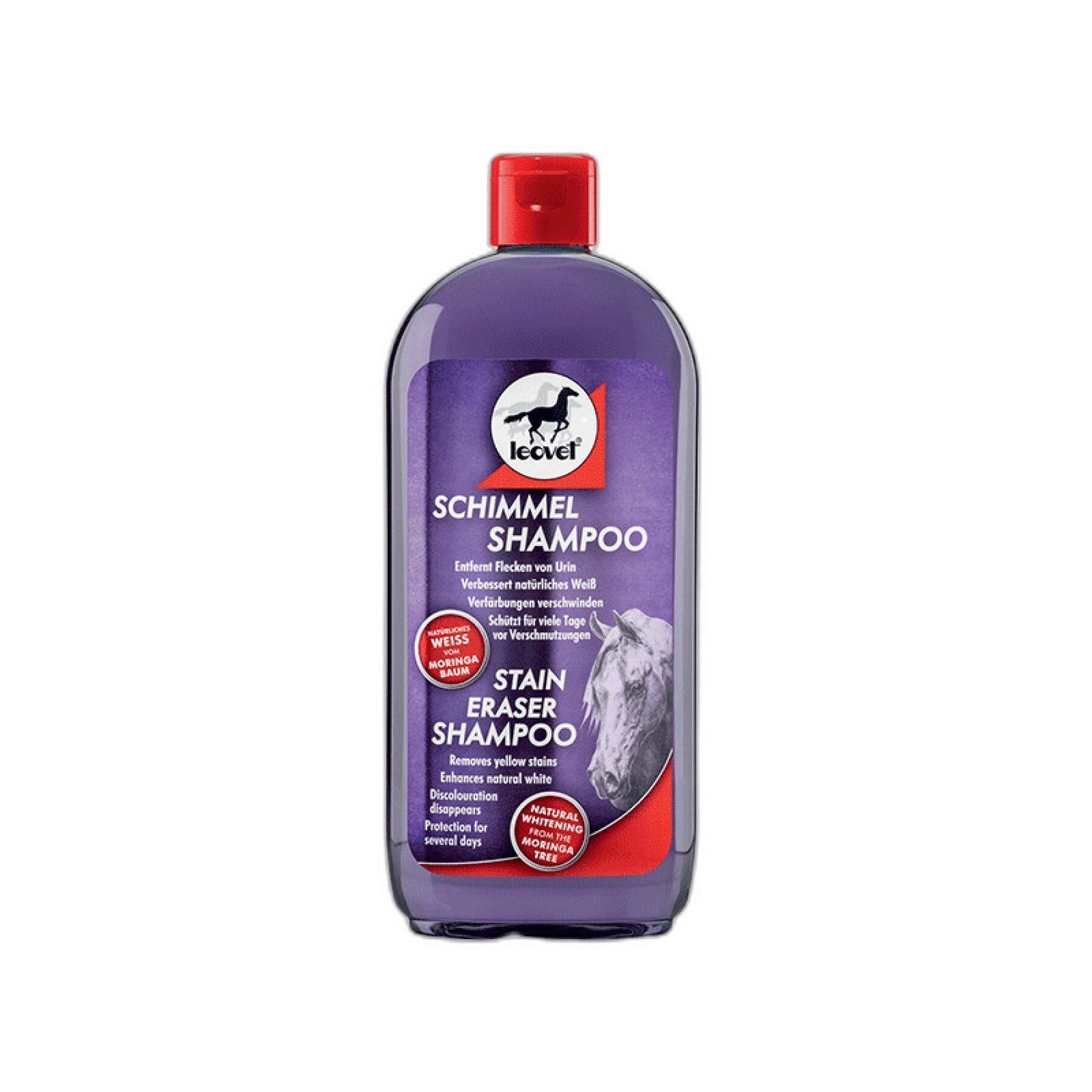 Shampoing cheval effaceur de tâches blanches Leovet Shiny 500 ml