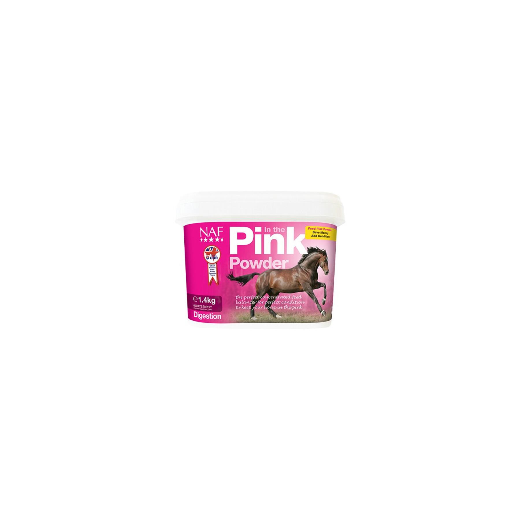 Complément alimentaire digestion pour cheval NAF In the Pink Powder