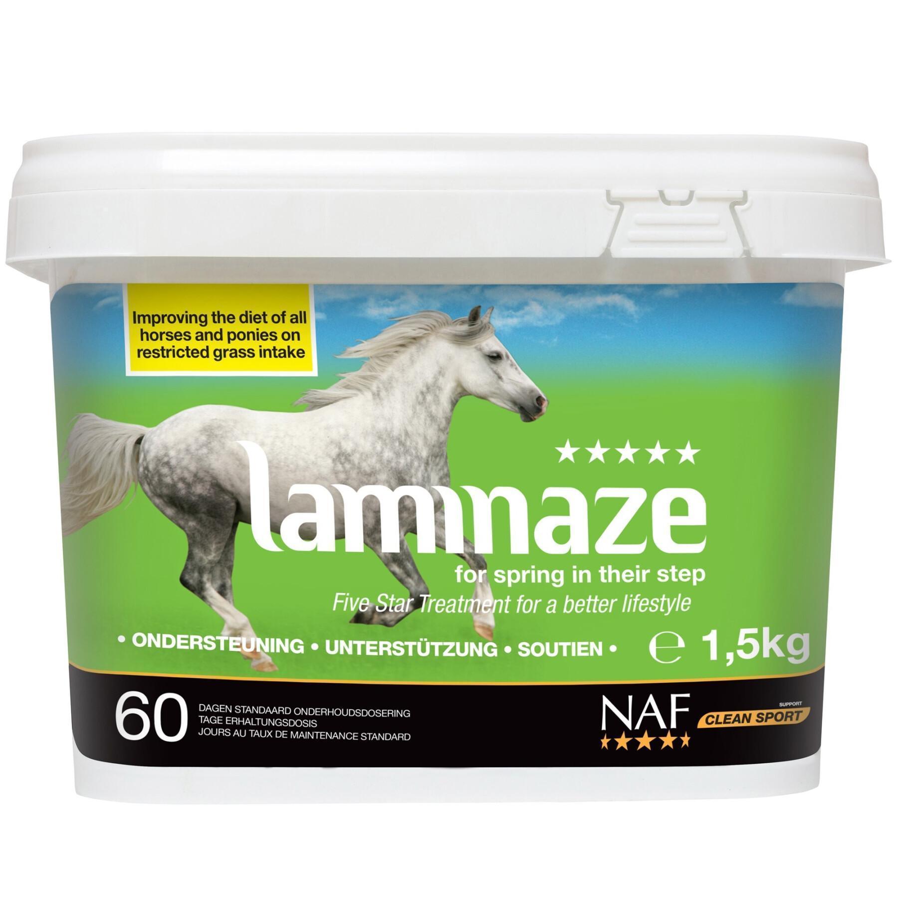 Complément alimentaire pour cheval soutien intestinal NAF Laminaze