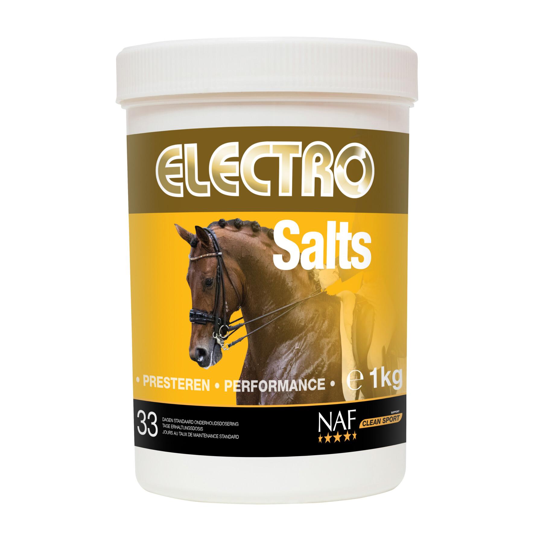 Complément alimentaire récupération pour cheval NAF Electro Salts