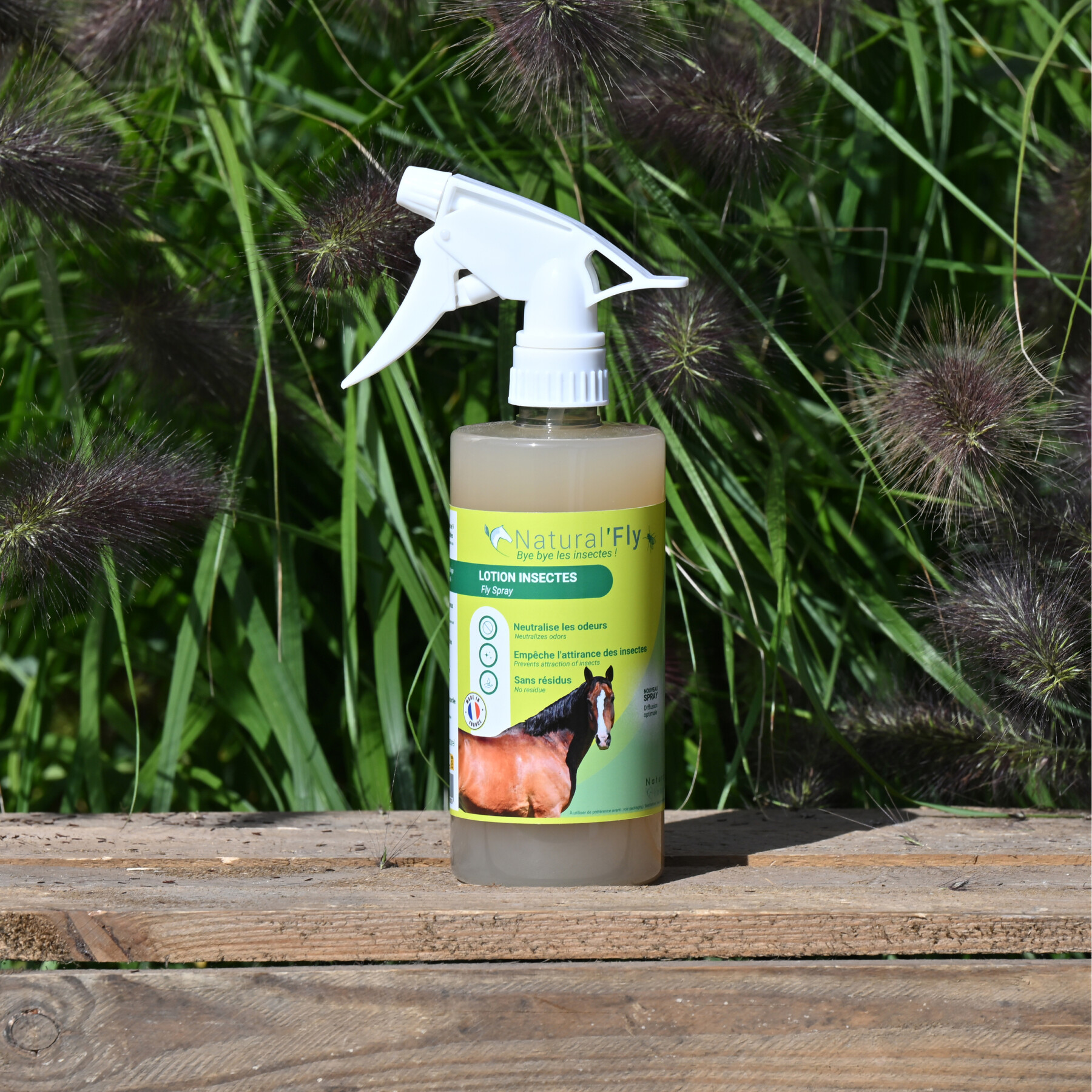 Spray anti-insectes pour cheval Natural Innov Natural'Fly