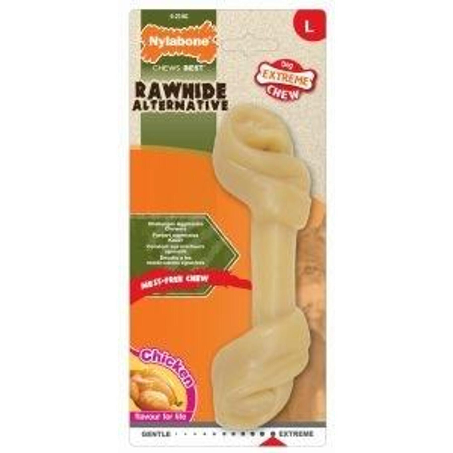 Jouet pour chien Nylabone Extreme Chew - Knot Original Flavour Chicken L