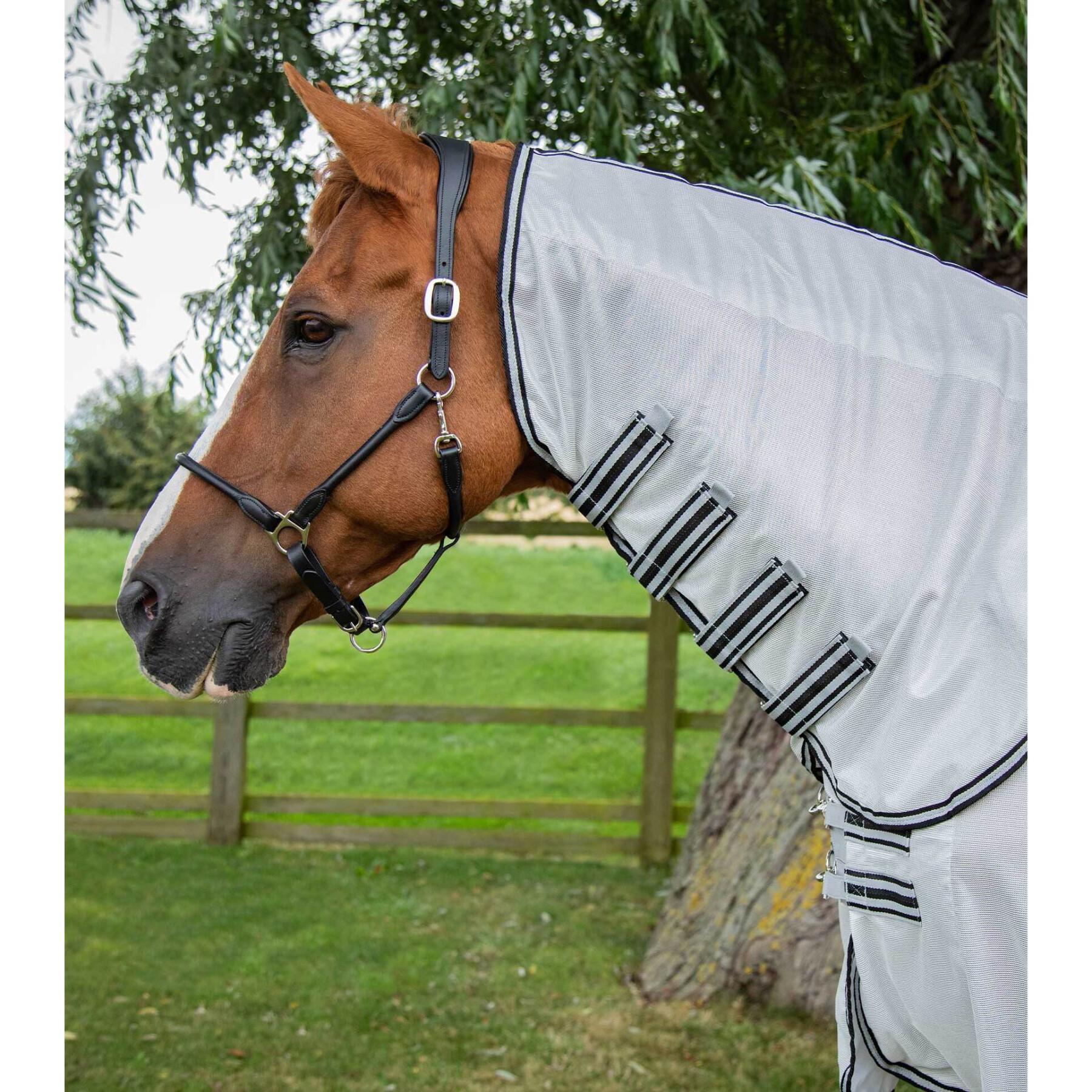 Couverture anti-mouches avec couvre-cou pour cheval Premier Equine Fly Lite