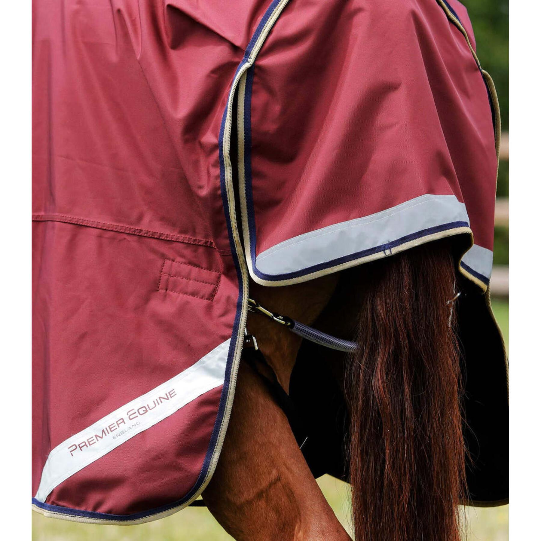 Couverture d'extérieur imperméable pour cheval avec couvre-cou Premier Equine Buster 0 g
