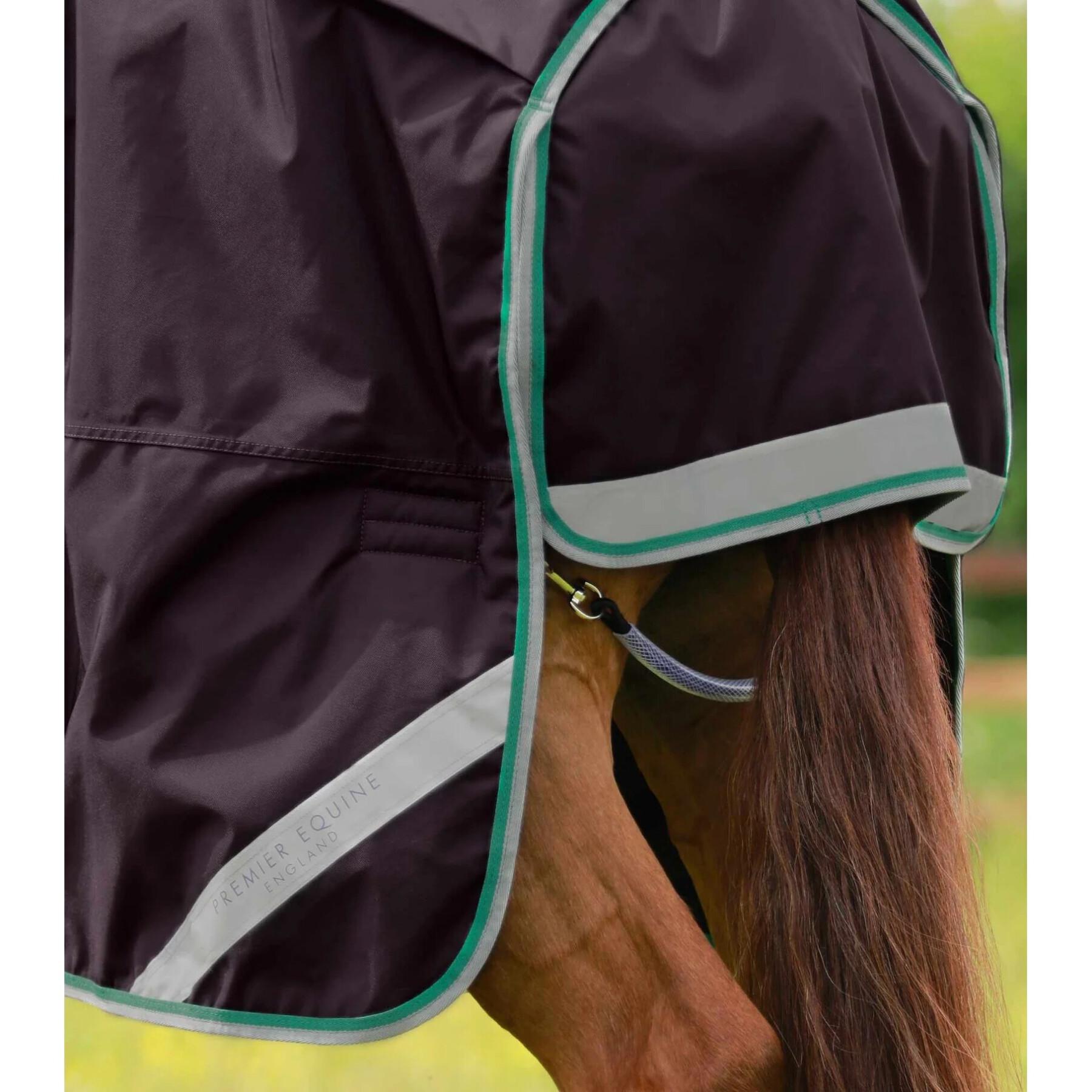 Couverture d'extérieur imperméable pour cheval avec couvre-cou Premier Equine Buster 200 g