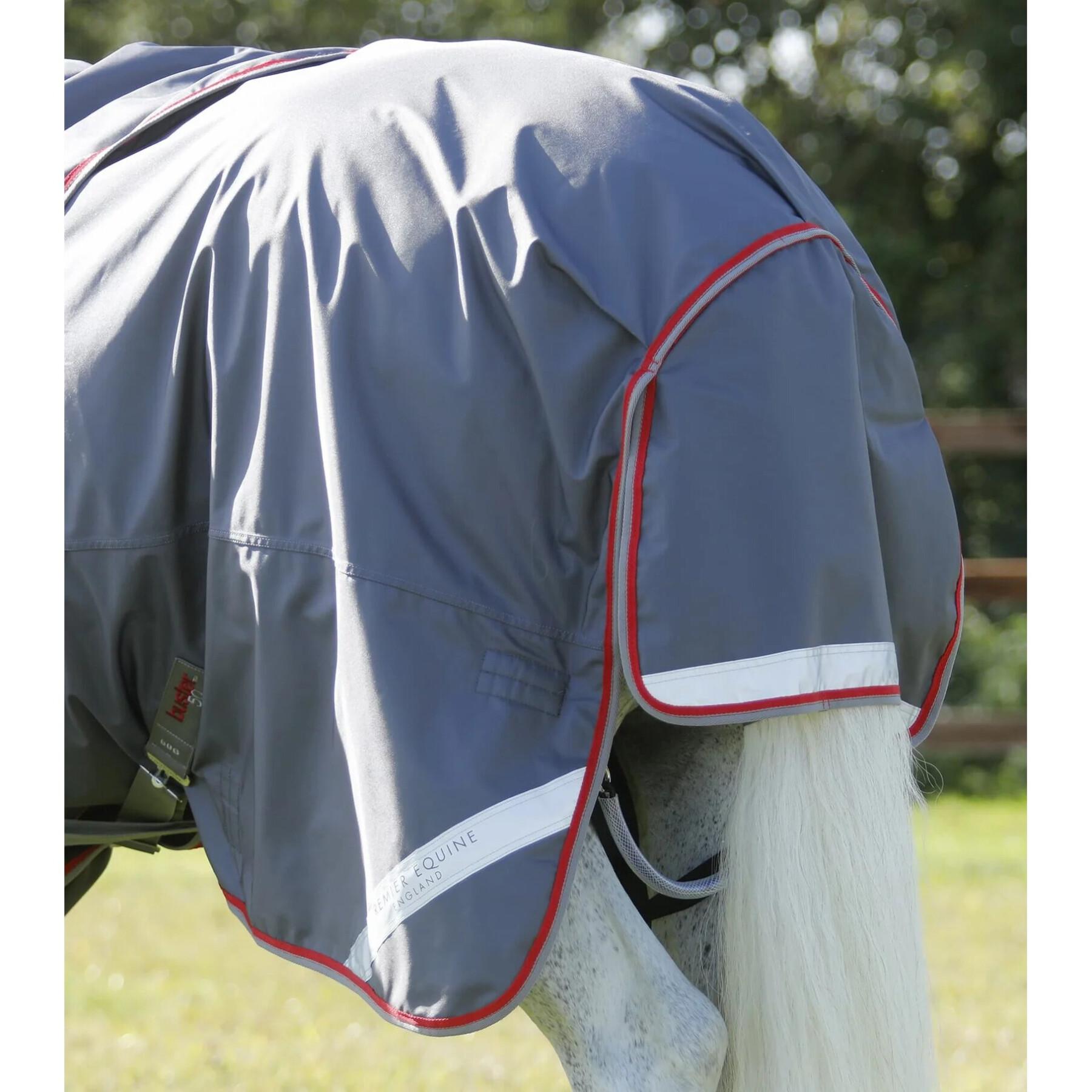 Couverture d'extérieur imperméable pour cheval avec couvre-cou Premier Equine Buster 50 g