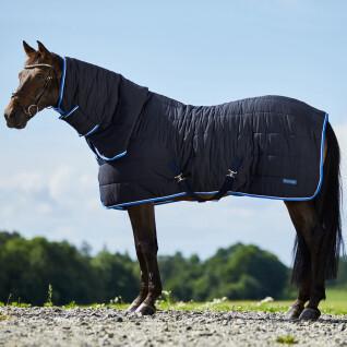 Couverture d'écurie pour cheval avec sous-couche et couvre-encolure Horze Glasgow - 250 G