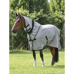 Couverture anti mouche avec couvre-cou pour cheval Equiline Lemonfly