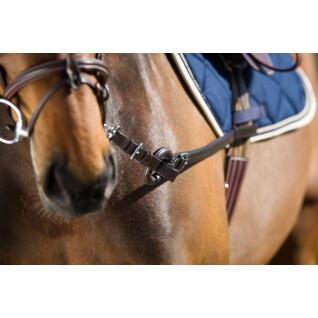 Rênes pour cheval équitation fixes en caoutchouc rond HFI Ring