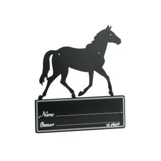 Plaque de box en silhouette de cheval Hippotonic