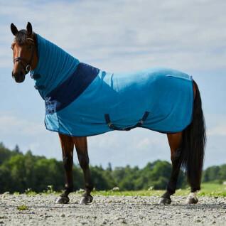Couverture polaire avec couvre-encolure pour cheval Horze Turin