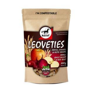 Friandises pour cheval Leovet Leovetties Apple, Spelt, Red Beet 1000 g