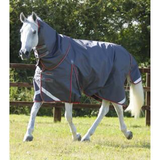 Couverture d'extérieur imperméable pour cheval avec couvre-cou Premier Equine Buster 50 g