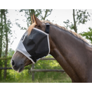 Bonnet anti-mouches pour cheval sans oreilles QHP Solaire