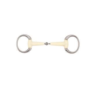 Mors olive pour cheval bague rond simple joint Soyo Happy mouth