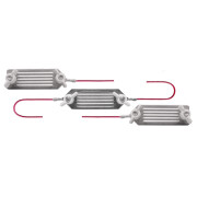 Accessoire pour clôture Triple connecteur cordelette / ruban jusqu'à 40 mm Ako HT