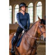 T-shirt équitation manches longues haute performance femme Cavalliera Rose Gold