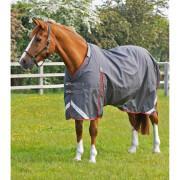 Couverture d'extérieur imperméable pour cheval avec couvre-cou Premier Equine Buster 150 g