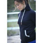 Sweatshirt zippée équitation femme Pénélope Comète